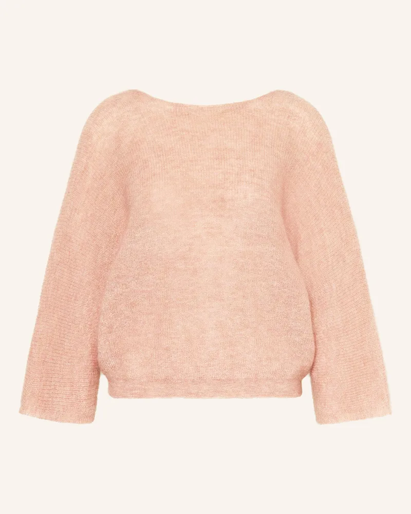 ba&sh Pullover ISAAC mit Mohair und Schmucksteinen Roségold