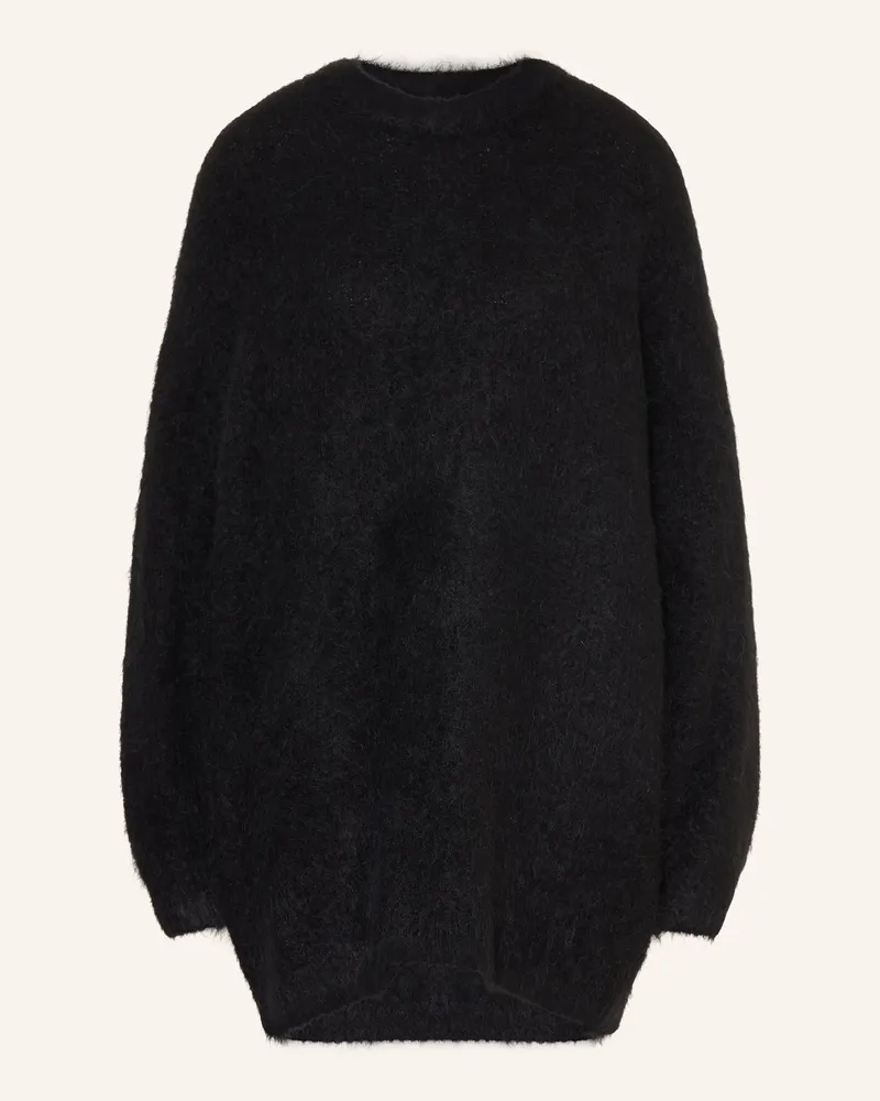 American Vintage Oversized-Pullover Niby Mit Alpaka schwarz Schwarz