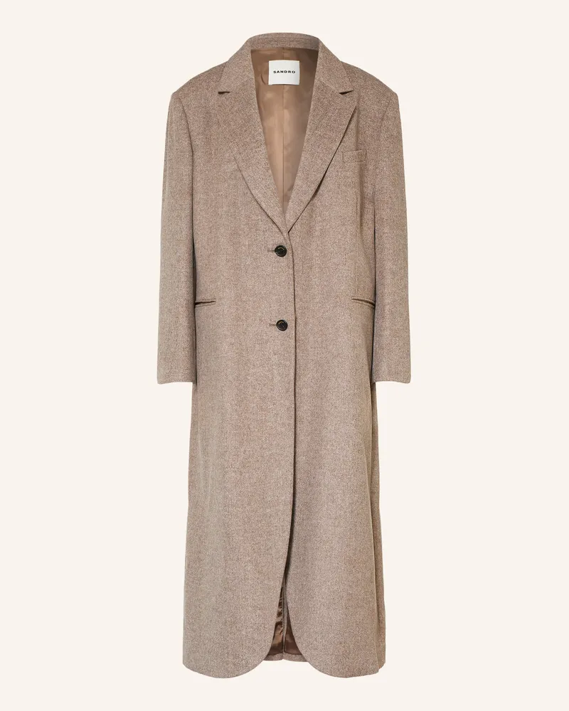 Sandro Mantel beige Grau