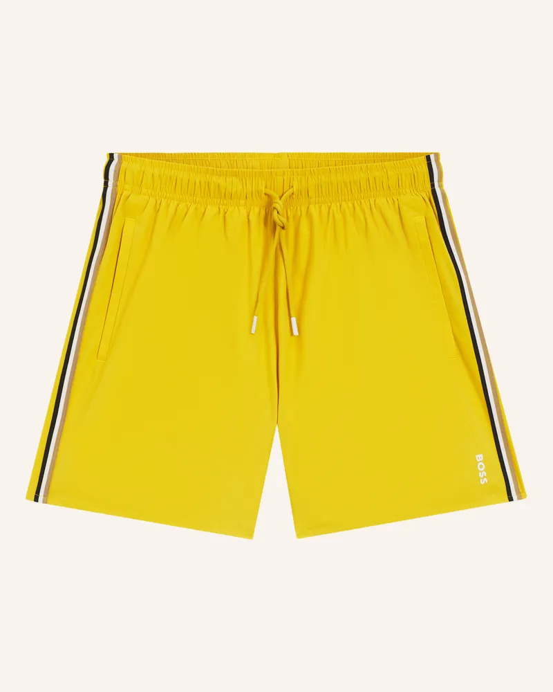 HUGO BOSS Badeshorts Iconic gelb Gelb