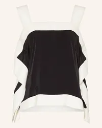 By Malene Birger Top mit Seide Schwarz