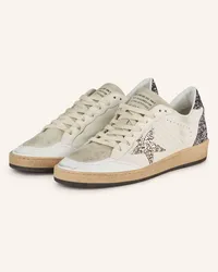 Golden Goose Sneaker BALL STAR - WEISS/ SILBER Weiss