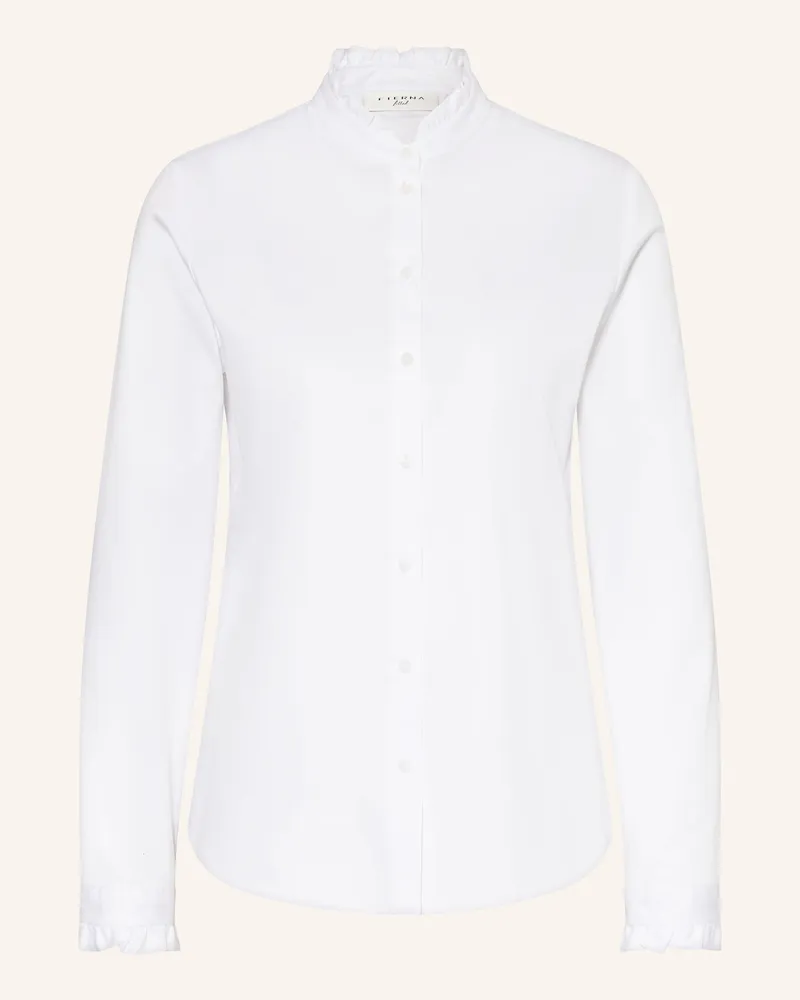 Eterna Bluse mit Rüschen Weiss