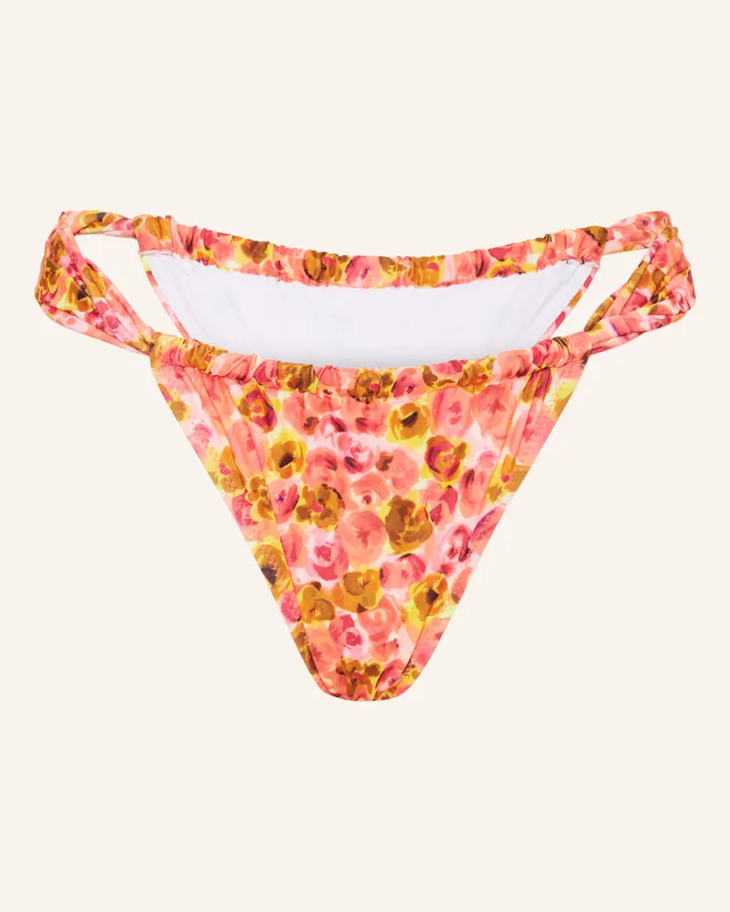 watercult Brazilian-Bikini-Hose EUPHORIC BLOOMWAVE Neonpink