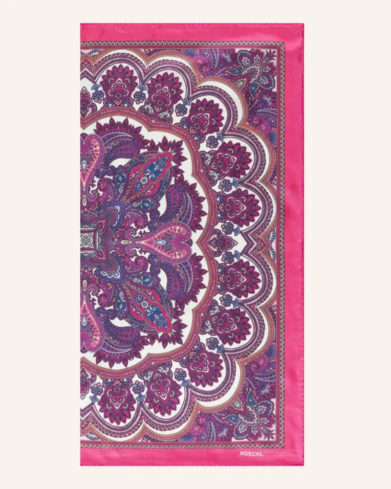 Roeckl Tücher Fine Paisley pink Pink