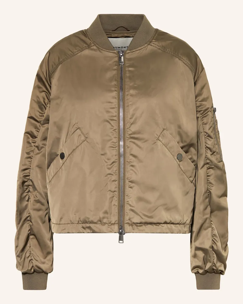 Beaumont Amsterdam Satinblouson Jody gruen Khaki