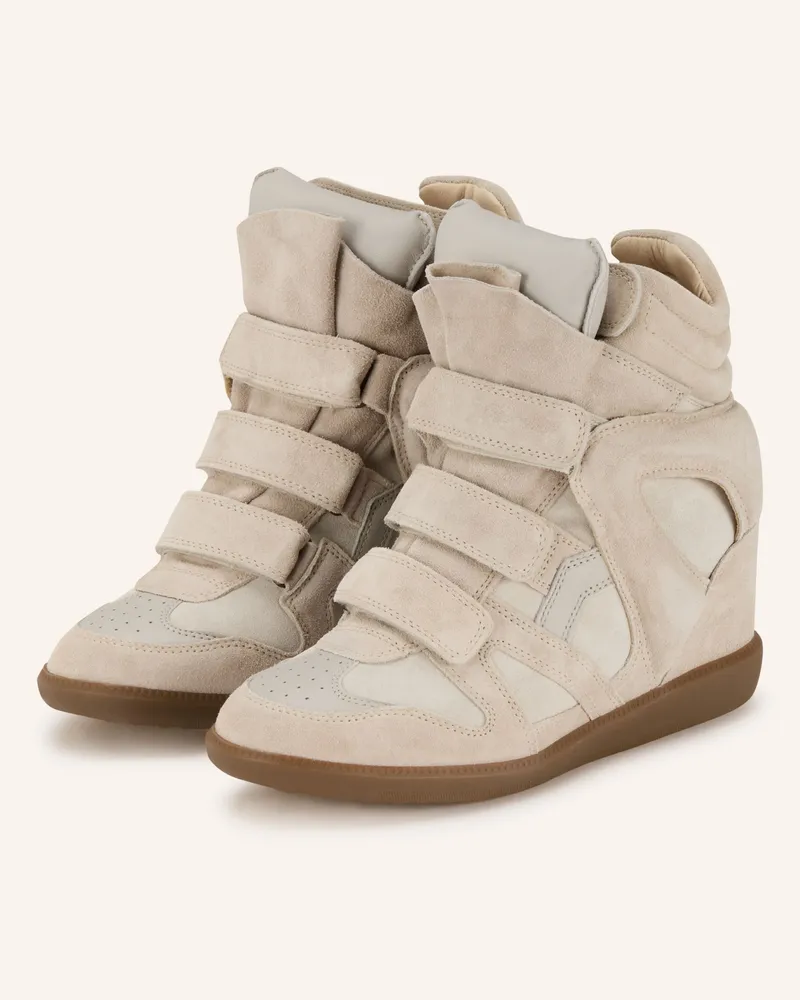 Isabel Marant Hightop-Sneaker Bekett weiss Grau