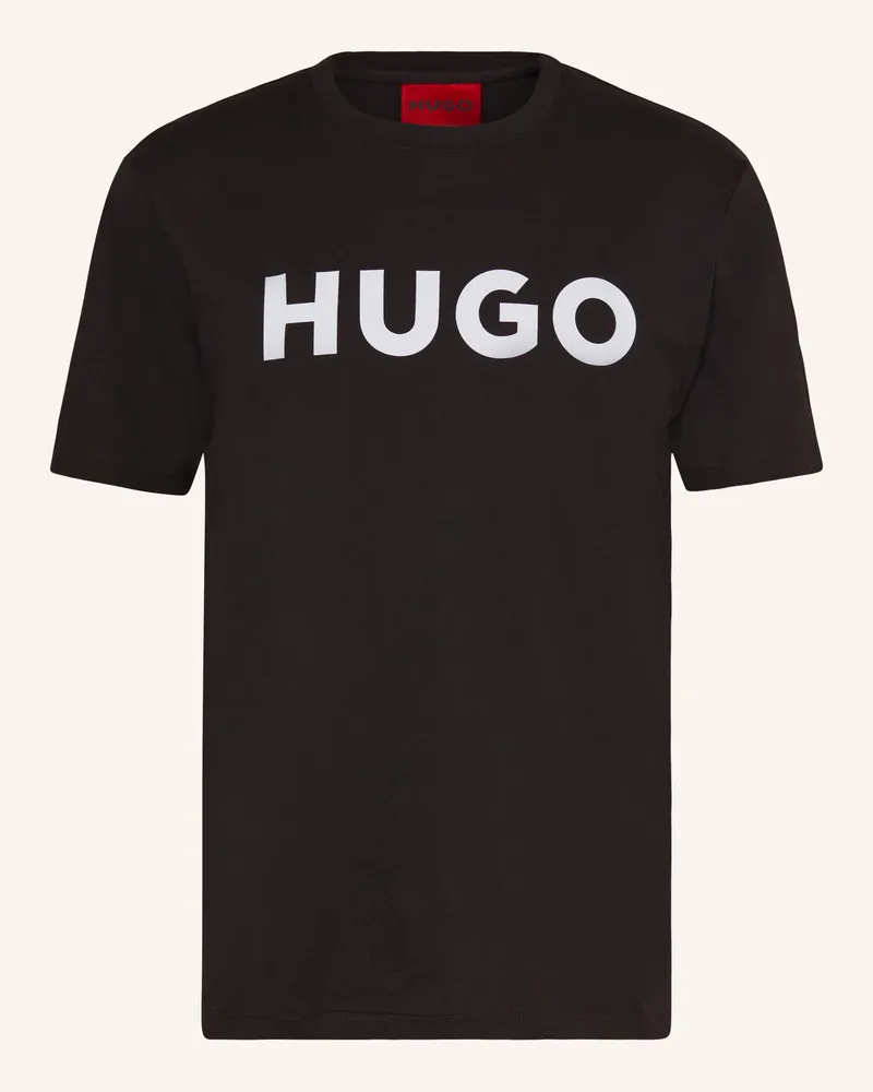HUGO BOSS T-Shirt Dulivio schwarz Schwarz