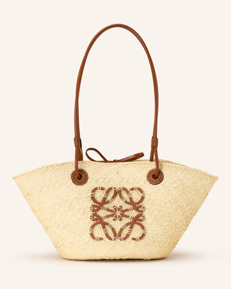 Loewe Shopper Anagram Small beige Hellbraun