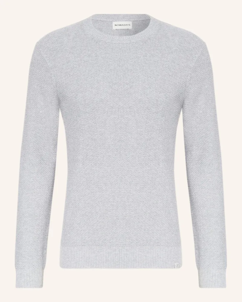 Nowadays Pullover grau Hellgrau
