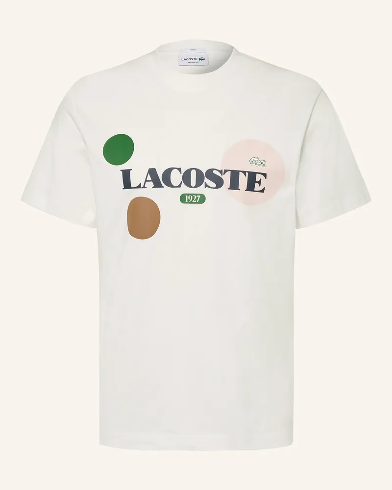 Lacoste T-Shirt weiss Weiss