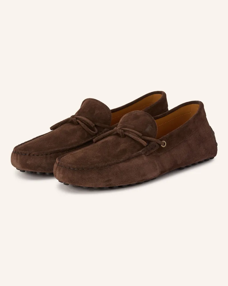 TOD'S Mokassins braun Dunkelbraun