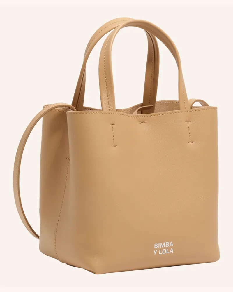 BIMBA Y LOLA Leder-Chihuahua-Tasche Khaki