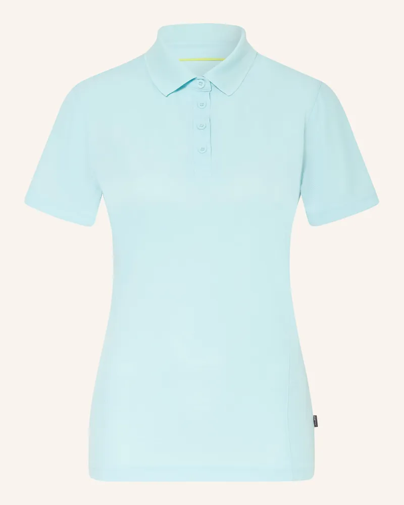 me°ru' Funktions-Poloshirt Bristol blau Türkis