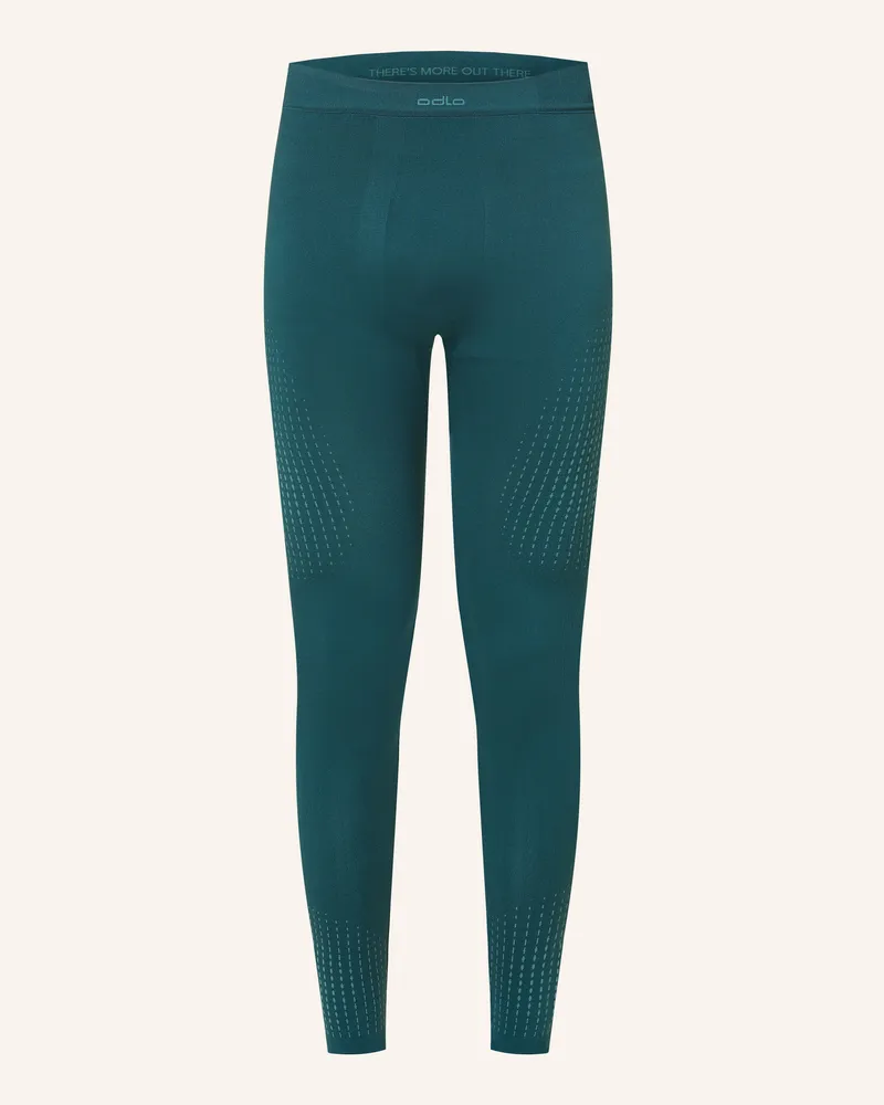 Odlo Funktionswäsche-Hose Performance Warm blau Petrol