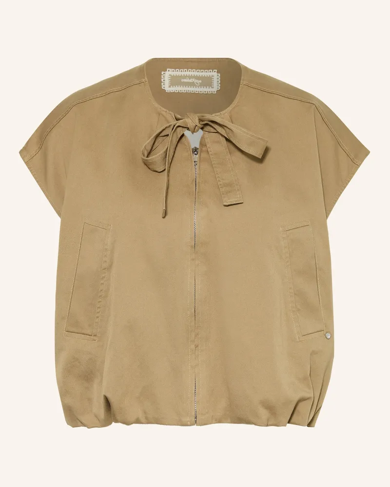 ottod’Ame Weste beige Hellbraun