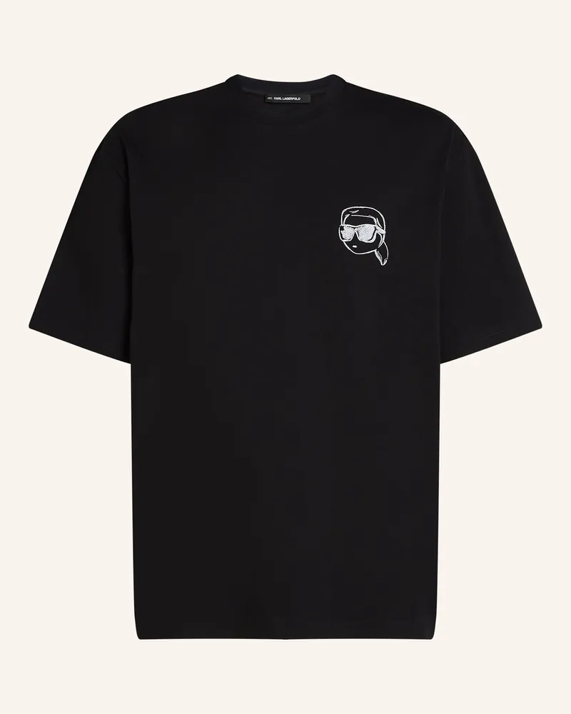 Karl Lagerfeld T-Shirt schwarz Schwarz