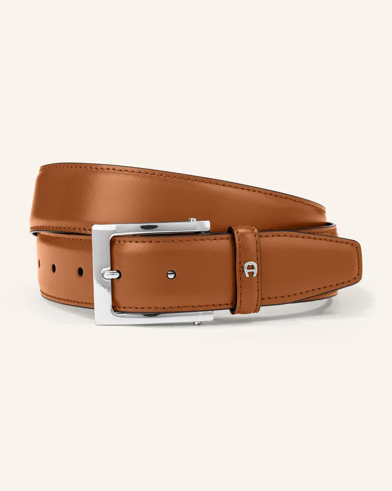 Aigner Ledergürtel Business braun Braun