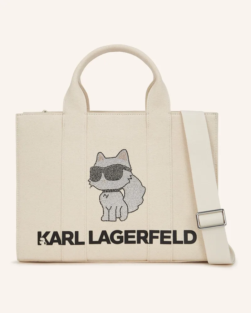 Karl Lagerfeld Shopper weiss Beige