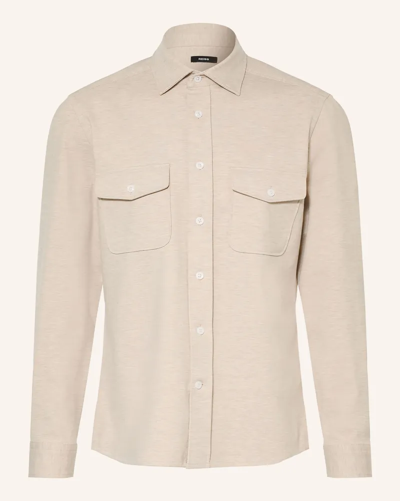 Reiss Overshirt Mcshane Aus Jersey beige Beige