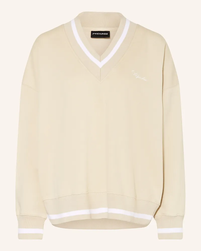 PEGADOR Oversized-Sweatshirt STINA Beige