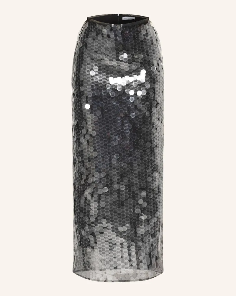 Mrs & HUGS Rock mit Pailletten Schwarz