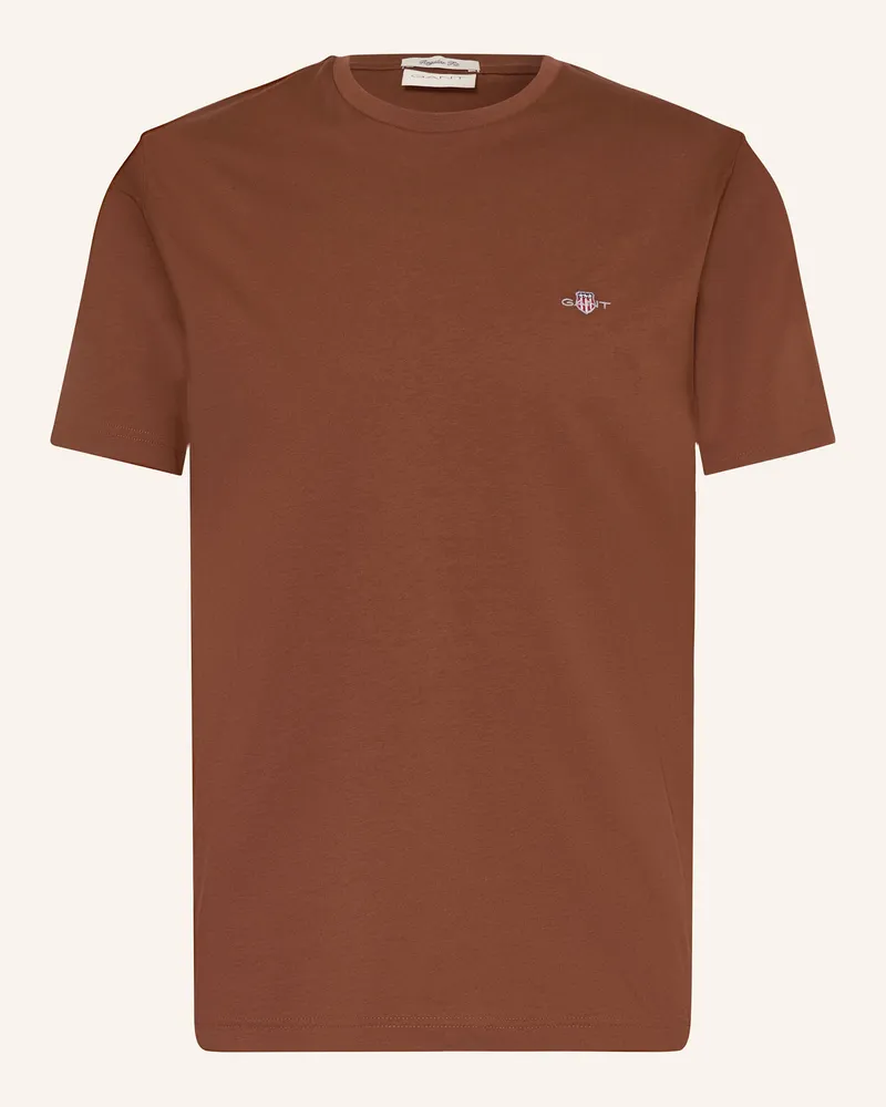 Gant T-Shirt braun Braun