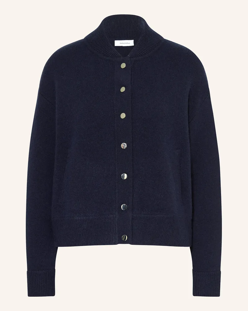 Darling Harbour Strickjacke Mit Cashmere blau Marine