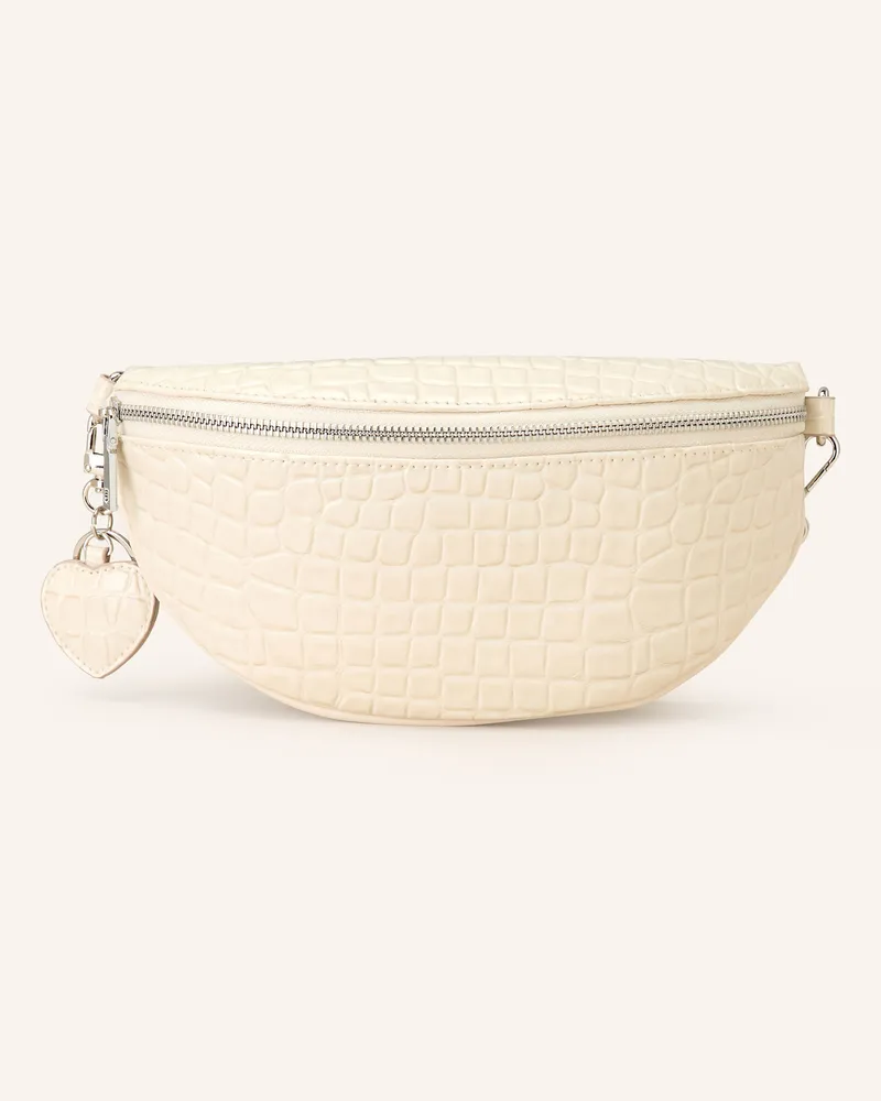SEIDENFELT Gürteltasche Ecru