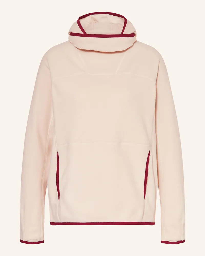 Peak Performance Fleece-Hoodie TREELINE Ecru