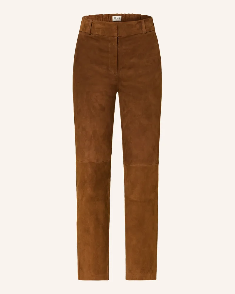 Arma Lederhose Jen braun Dunkelbraun