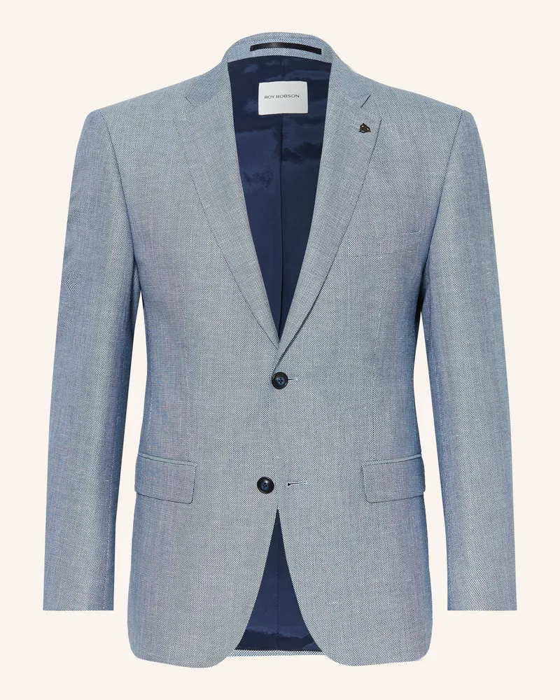 Roy Robson Sakko Regular Fit Hellblau