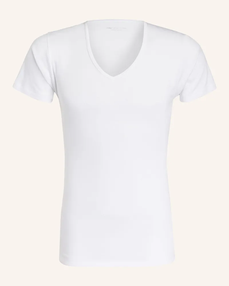 Mey V-Shirt Serie CASUAL COTTON Weiss