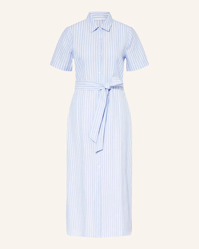 Rich&Royal Hemdblusenkleid mit Leinen Hellblau