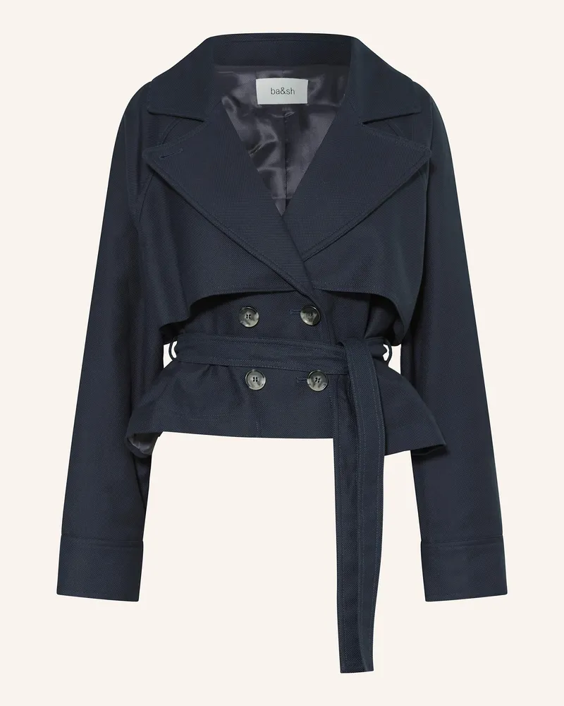 ba&sh Trench-Jacke LONNIE Dunkelblau
