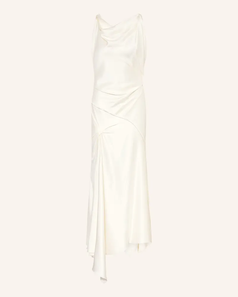Victoria Beckham Abendkleid weiss Creme