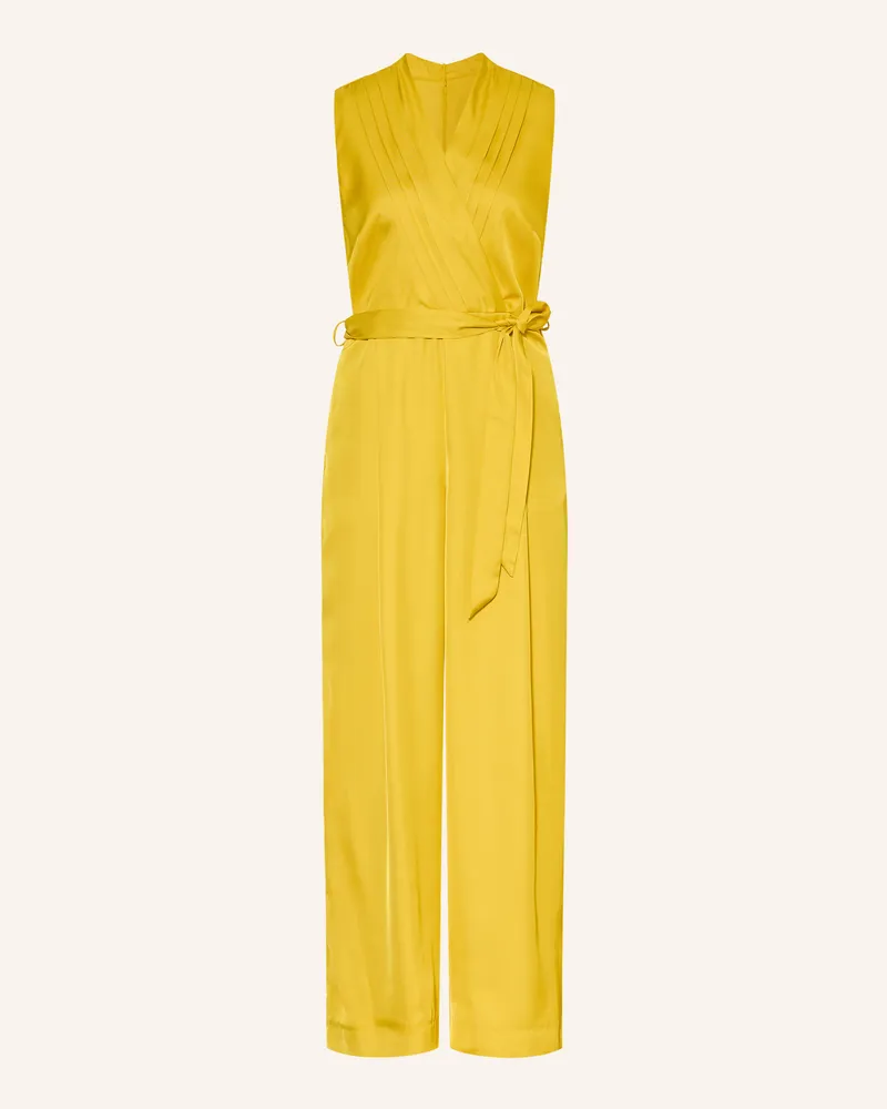 Phase Eight Jumpsuit Taylor Aus Satin gelb Dunkelgelb