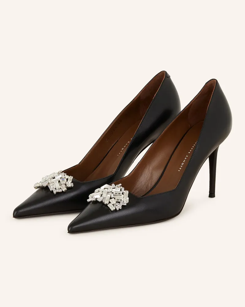 Giuseppe Zanotti Pumps MUSE mit Schmucksteinen Schwarz