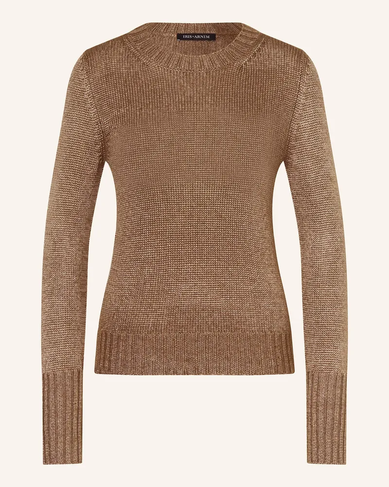Iris von Arnim Seidenpullover MALINA Braun