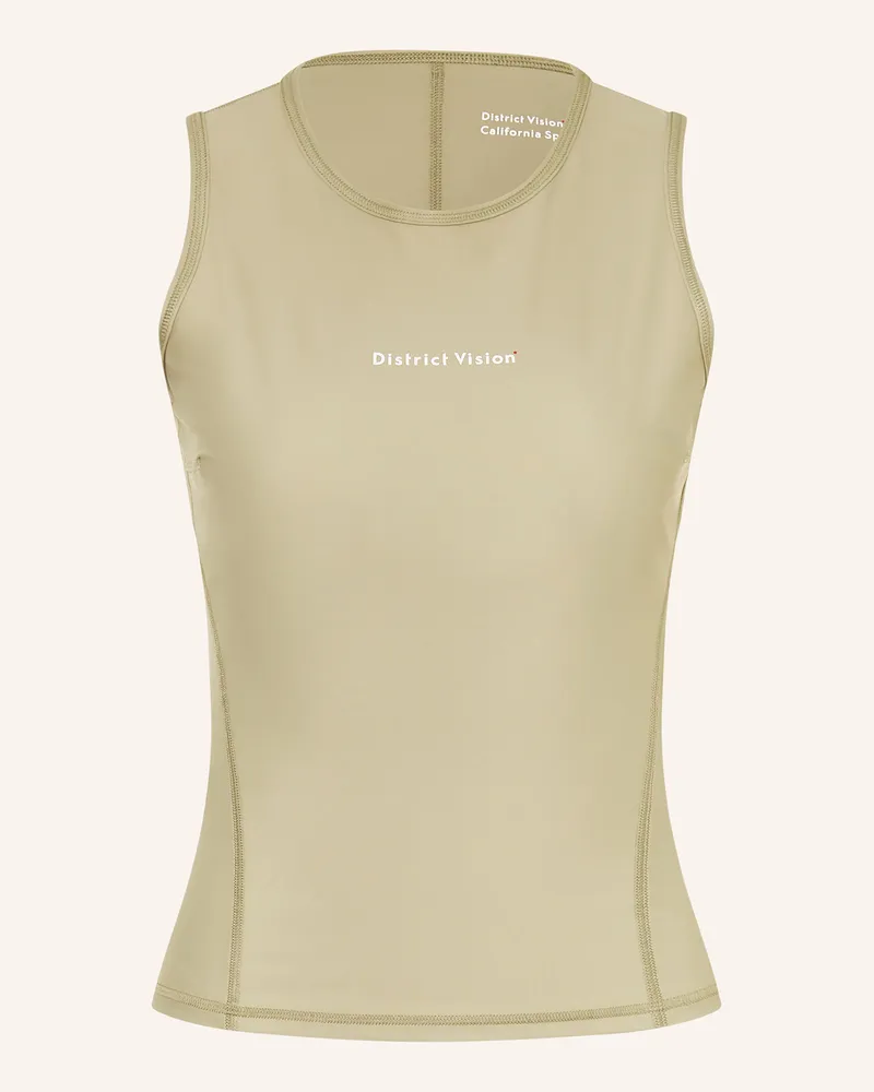District Vision Tanktop gruen Hellgrün
