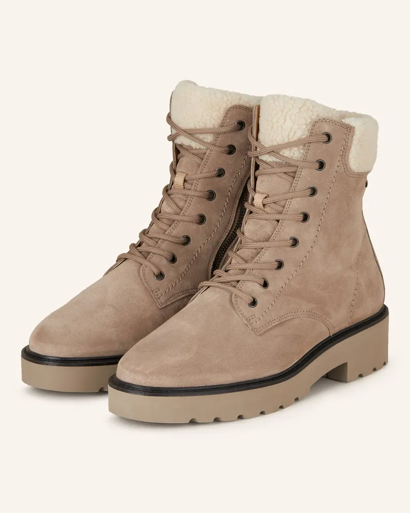 paul green Schnürboots Beige