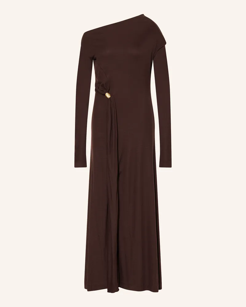 HUGO BOSS Strickkleid EVARGO Dunkelbraun