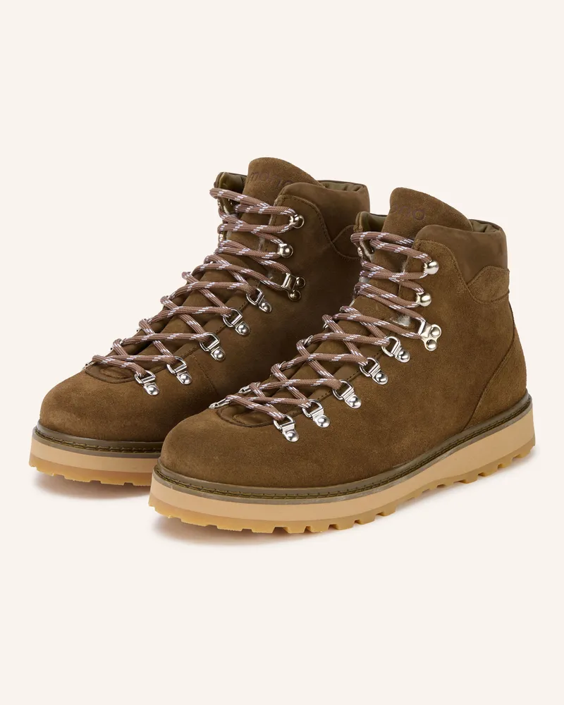 Mono Schnürboots Tag gruen Oliv