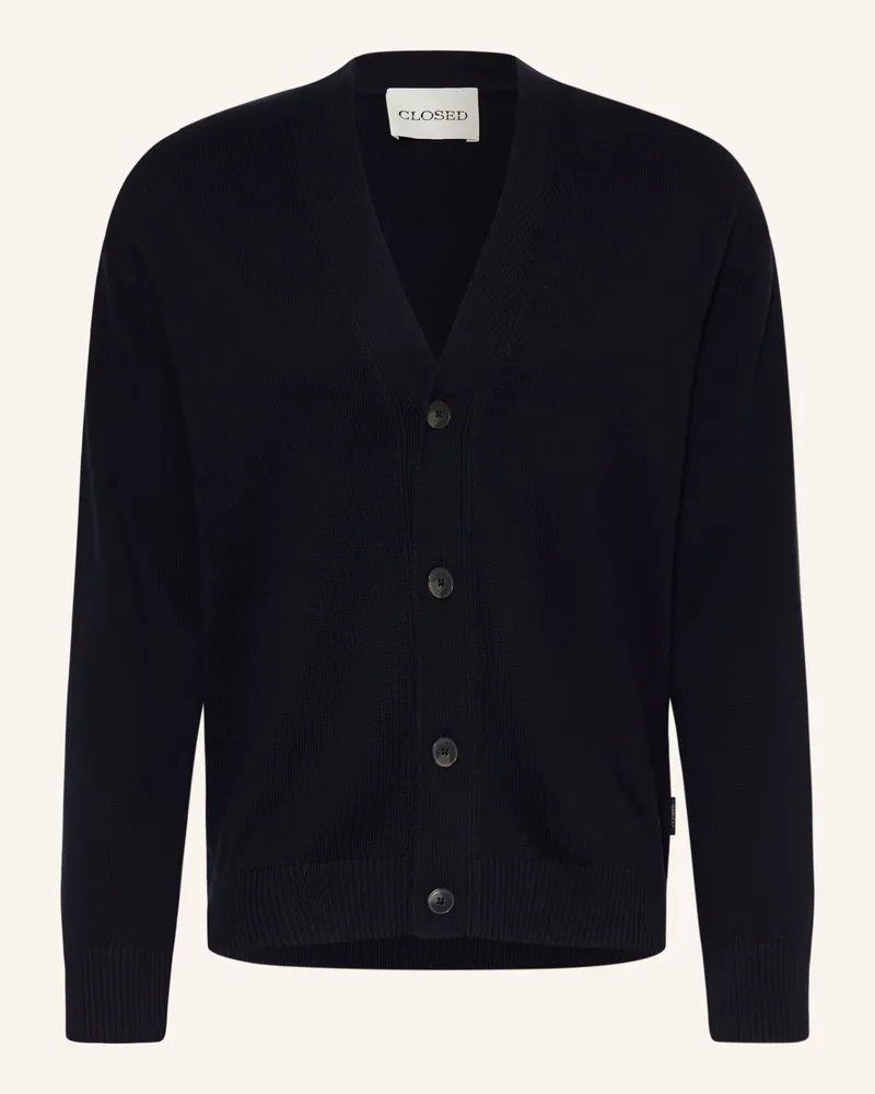 Closed Strickjacke blau Dunkelblau