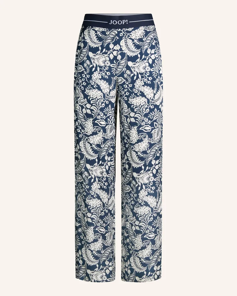JOOP! Jacquard-Hose blau Dunkelblau