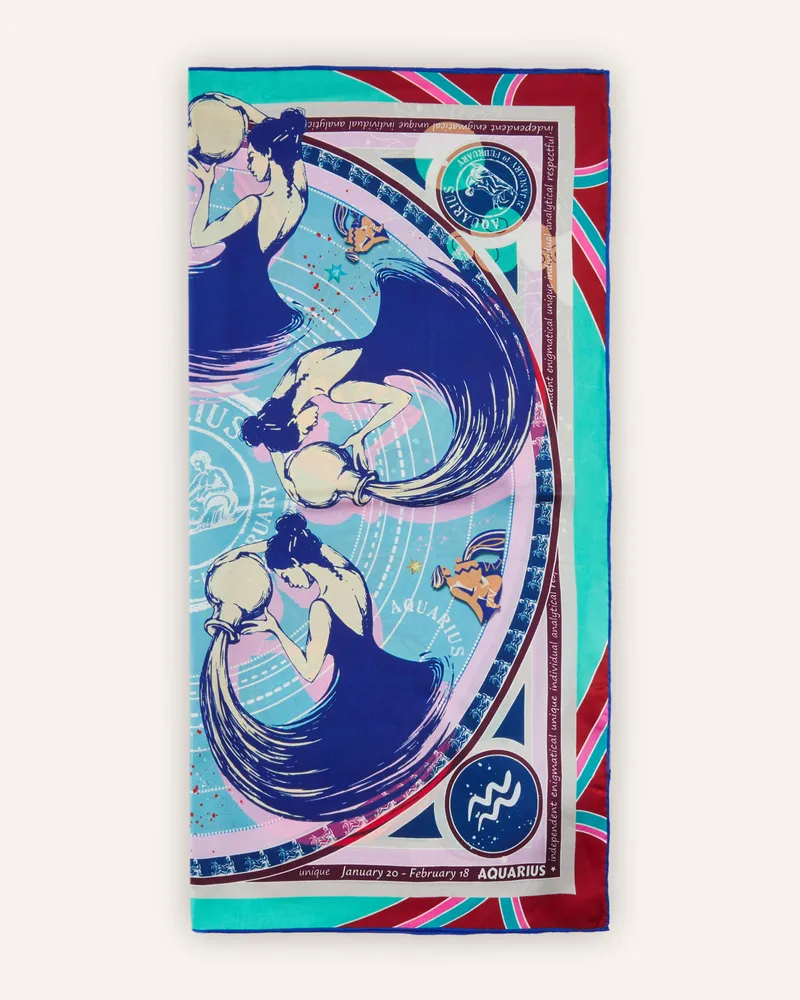 Codello Tuch Sternzeichen Wassermann blau Blau