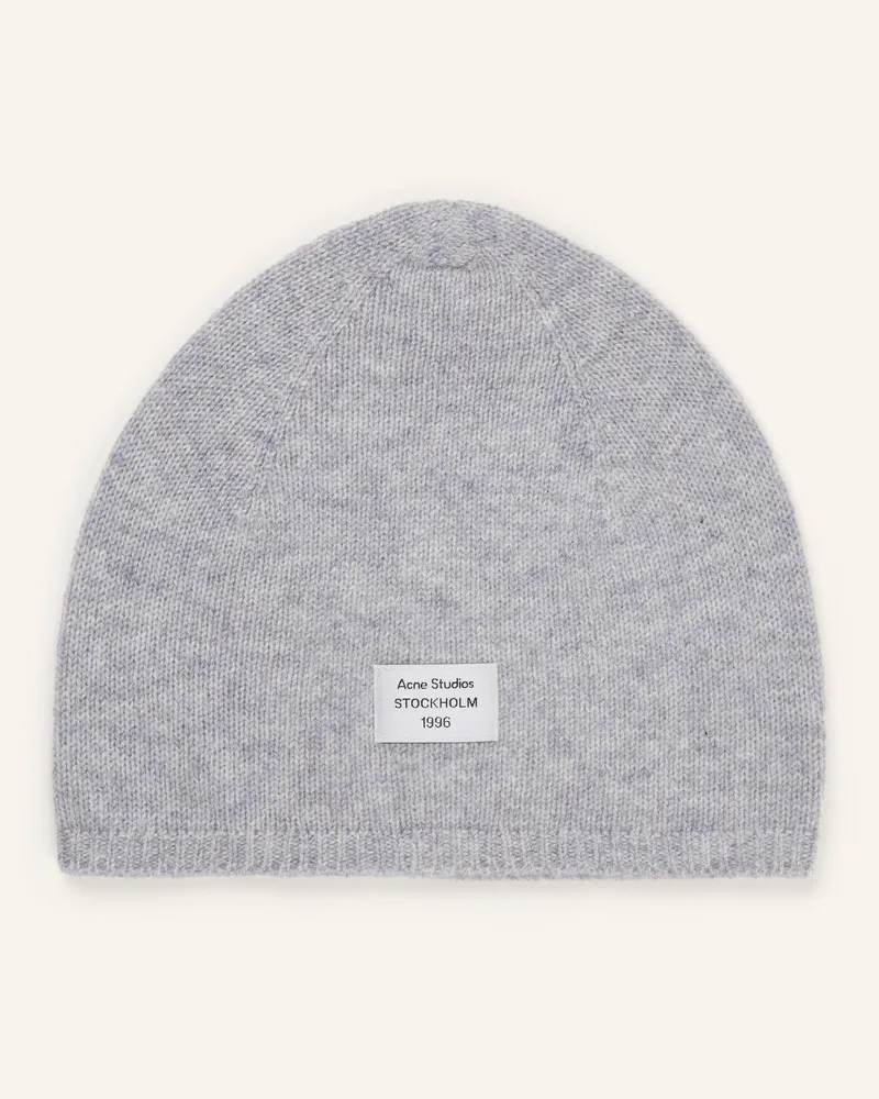 Acne Studios Cashmere-Mütze grau Grau