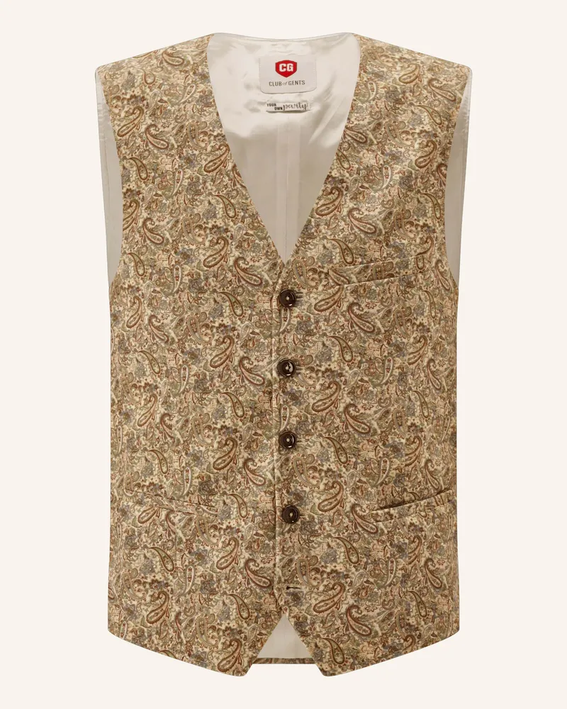 CG Weste CG Plum-J Slim Fit Beige