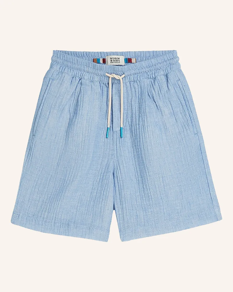 Scotch&Soda Musselinshorts blau Hellblau