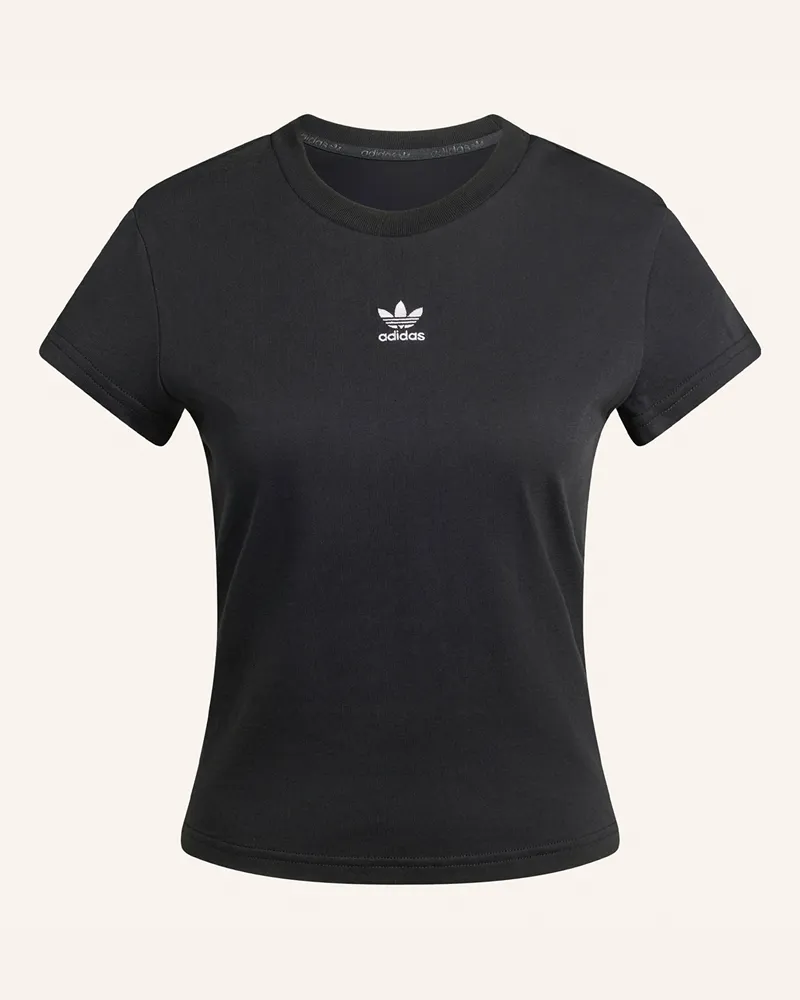adidas T-Shirt ESSENTIALS SLIM Schwarz